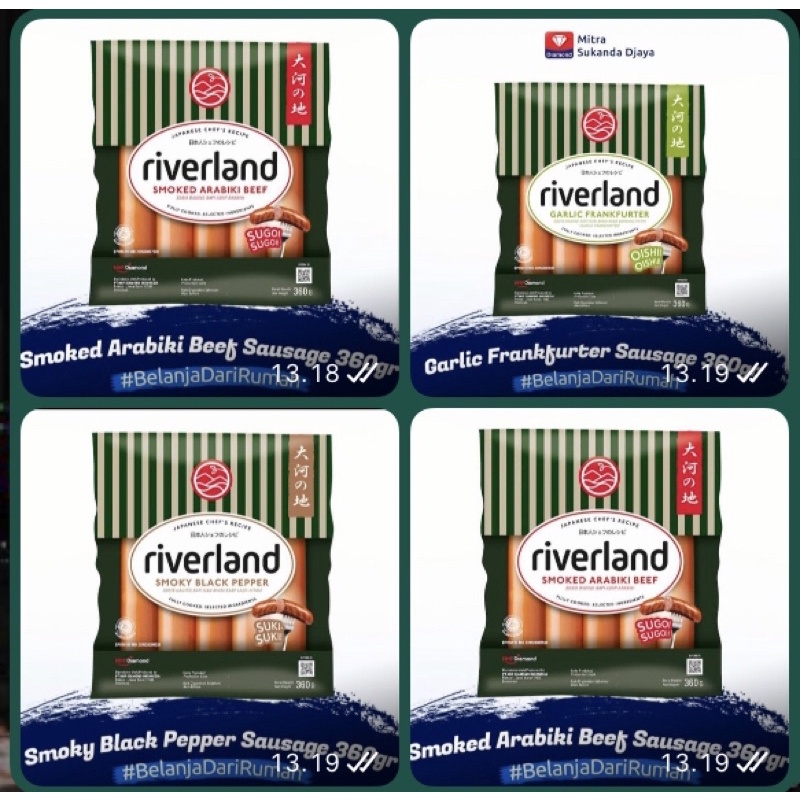 

PROMO! SOSIS ALA JEPANG Riverland Sausage (3jenis)