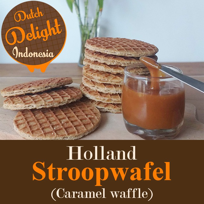

Holland Stroop wafel caramel waffle stroopwaffle karamel cemilan makanan belanda camilan ringan