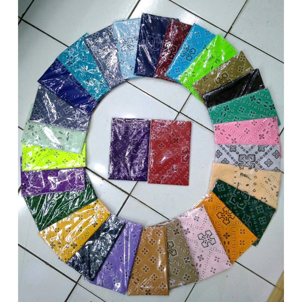 SLAYER BANDANA MOTIF BATIK MULTIFUNGSI SCARF MASKER MULUT- 1 PC MOTIF ACAK