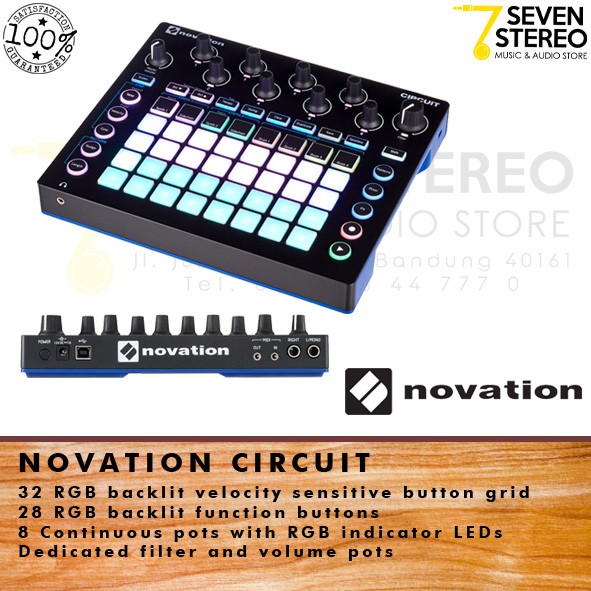 Novation Circuit Groovebox With Sample Import