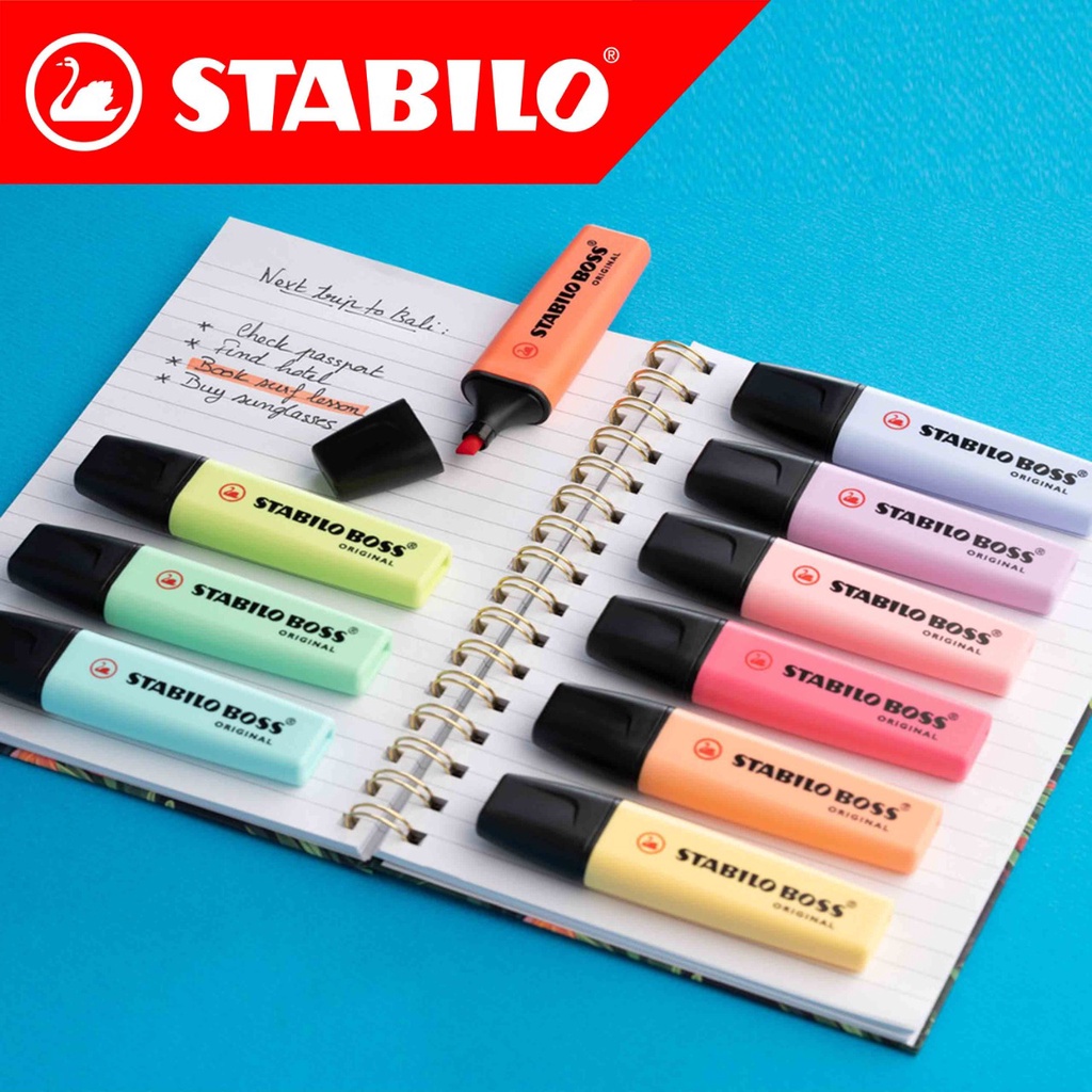 

Stabilo Boss Original Pastel Highlighter Pendek