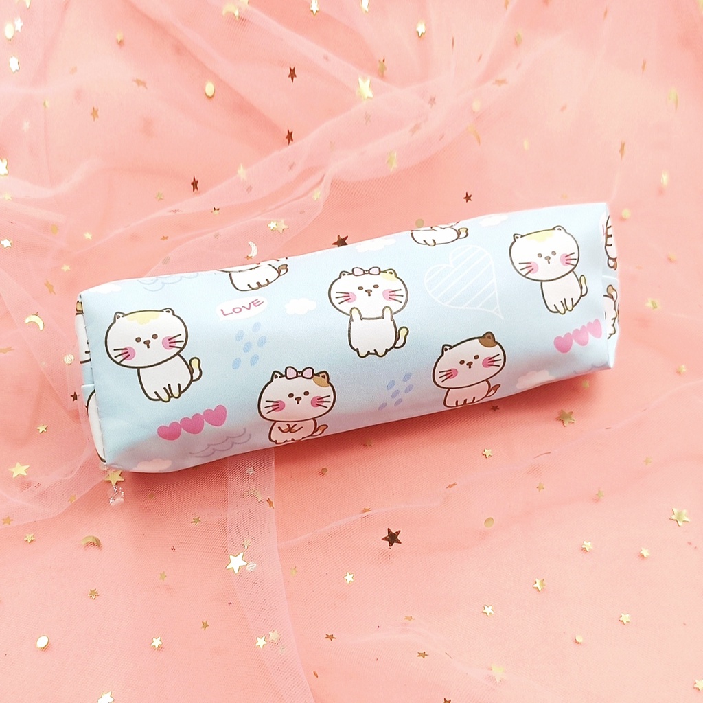 COD KOTAK PENSIL MOTIF LUCU UNIK / TEMPAT PENSIL / KOTAK PULPEN / TEMPAT ALAT TULIS PGS-BIRU B