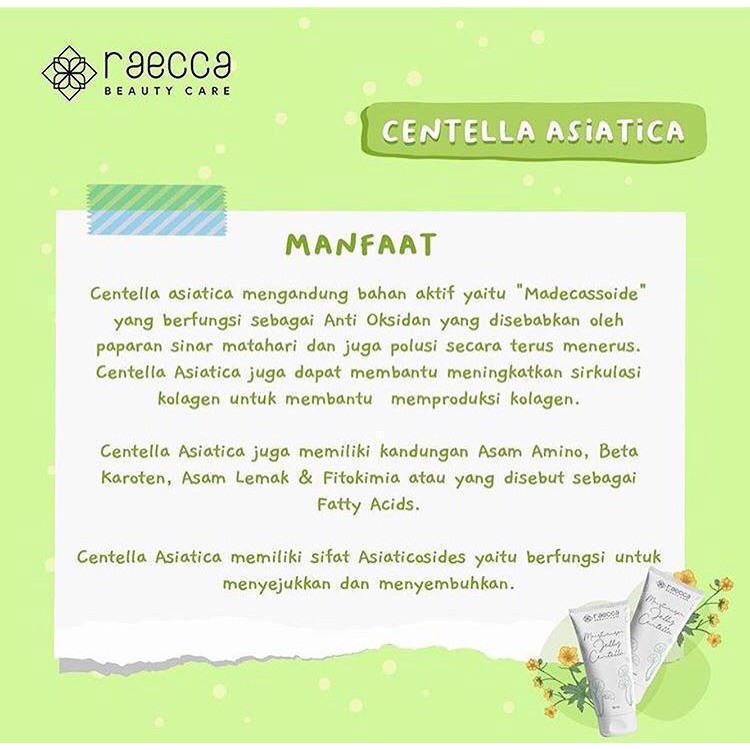 BPOM-[BELI 1 GRATIS 1 MASKER] Moisturizer Jelly Centella by Raecca 15ml