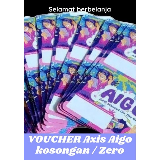 voucher Axis kosongan