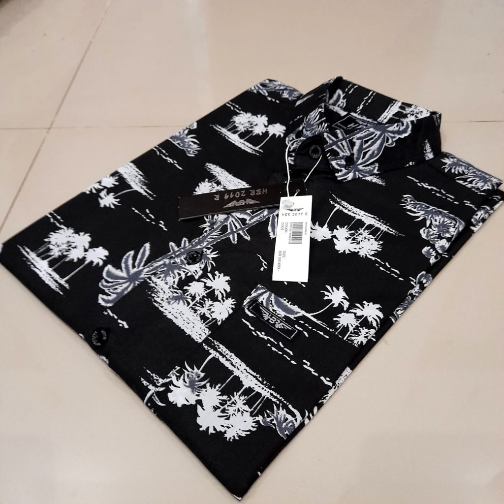 Kemeja Pantai Pria / Kemeja Pantai Lengan Pendek / Kemeja Full printing /Kemeja Pria Lengan Pendek