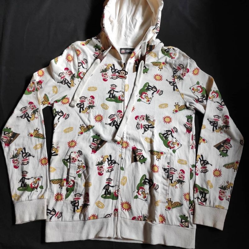 Paul Frank AOP zipper hoodie original second
