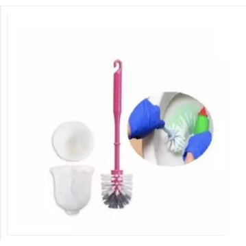 Sikat Kloset Toilet Sikat WC Sikat Lantai Kamar Mandi Bulat Tangkai Panjang