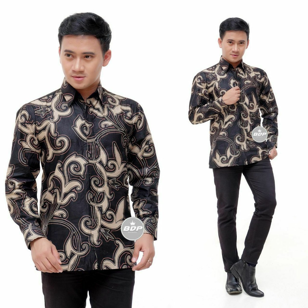 COUPLE BATIK Black Eagle ( Kemeja + Tunik )