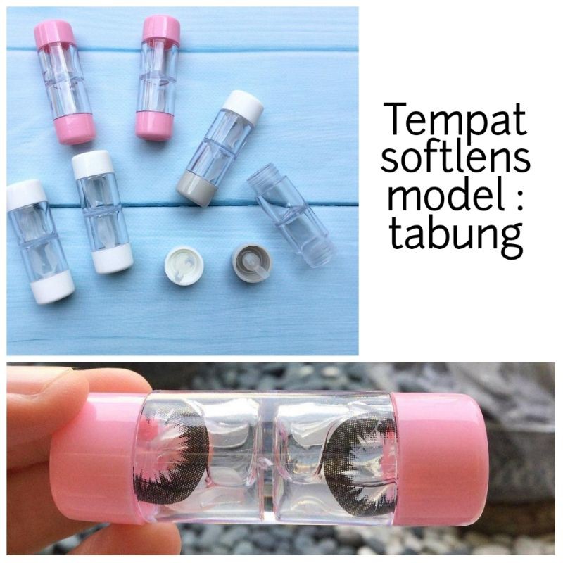 Lenscase Tabung Botol Soflens / Tempat Softlens