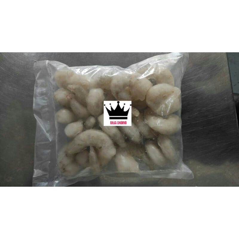 

UDANG KUPAS (PTO) SISA EKOR SIZE XL @500GR - SUPER BESAR