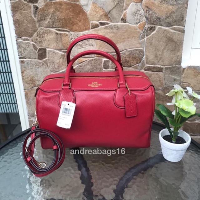 Tas coach large bennet true red original bag