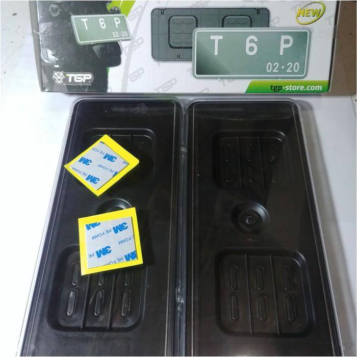 SALE -  Cover Plat Nomor Motor TGP (Bening) Cembung