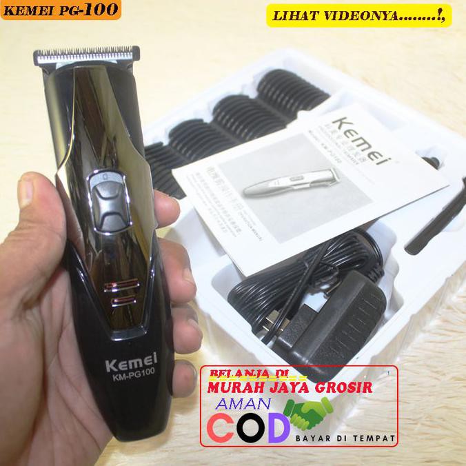 Kemei PG 100 Mesin Cukur Rambut Cas Alat Cukur Rambut Clipper