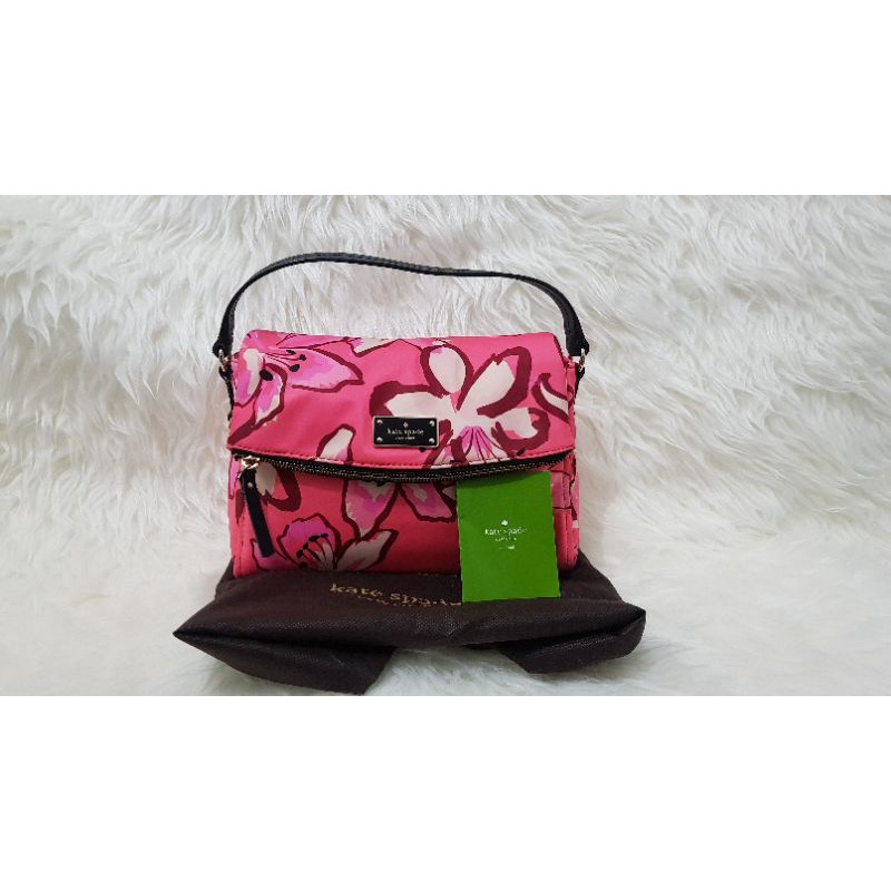 Kate Spade Preloved miri shoulder bag nylon flower like new