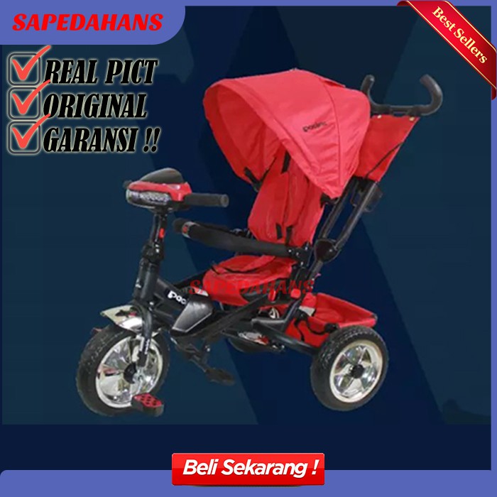 Sepeda Anak Roda Tiga Sepeda Bayi PACIFIC New Baby Stroller Musik DN078