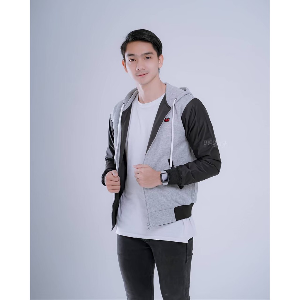 TERLARIS ! JAKET PRIA BOLAK BALIK BAHAN TEBAL PREMIUM TERBARU ORIGINAL THE BOJIEL