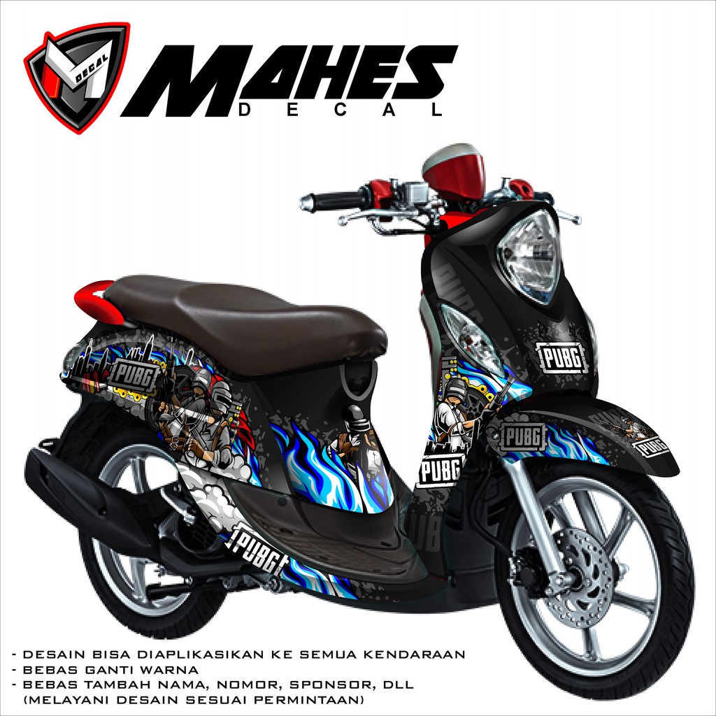 40+ Koleski Terbaik Desain Stiker Motor Fino Keren