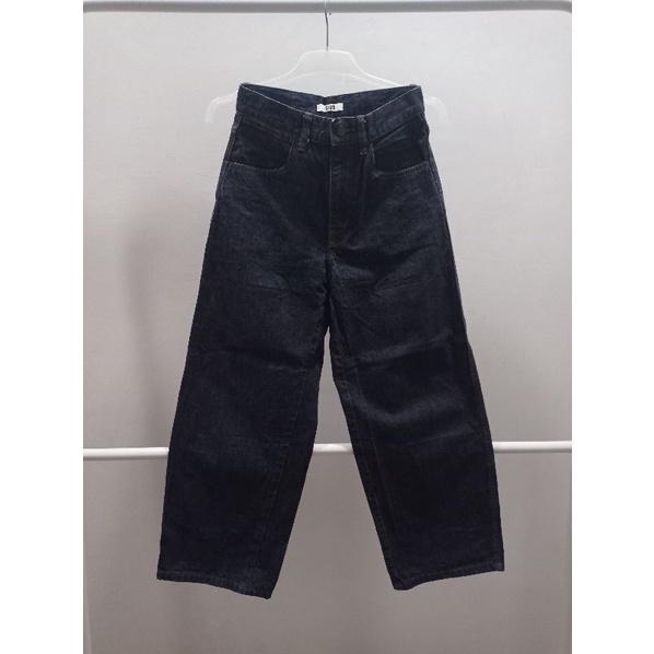 Celana Jeans HW Kulot Brand Uniqlo (preloved)