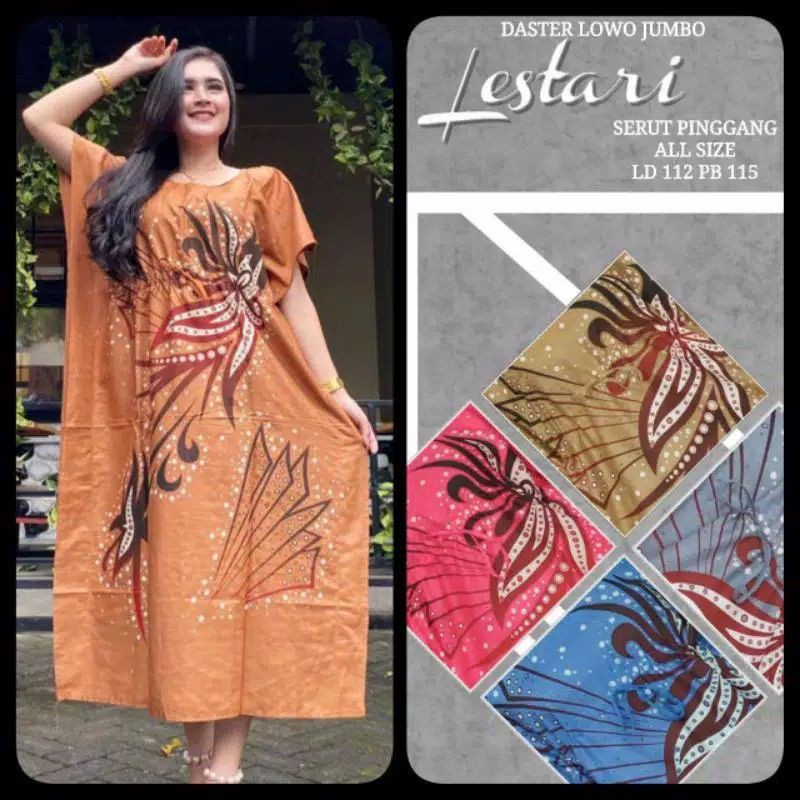 DASTER LOWO JUMBO MAYANG KUPU KALONG KELELAWAR TALI SERUT DEPAN BAJU TIDUR MURAH PAKAIAN WANITA BAHAN RAYON ADEM DIPAKAI LD 120 COD AURA LD 120-LESTARI