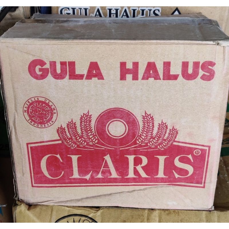 

Gula halus Claris 1 karton isi 16 pcs
