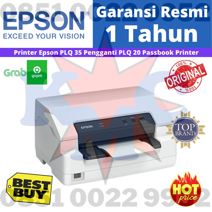 Printer Epson PLQ 35 PLQ35 Pengganti PLQ 20 Dot Matrix Passbook Printer