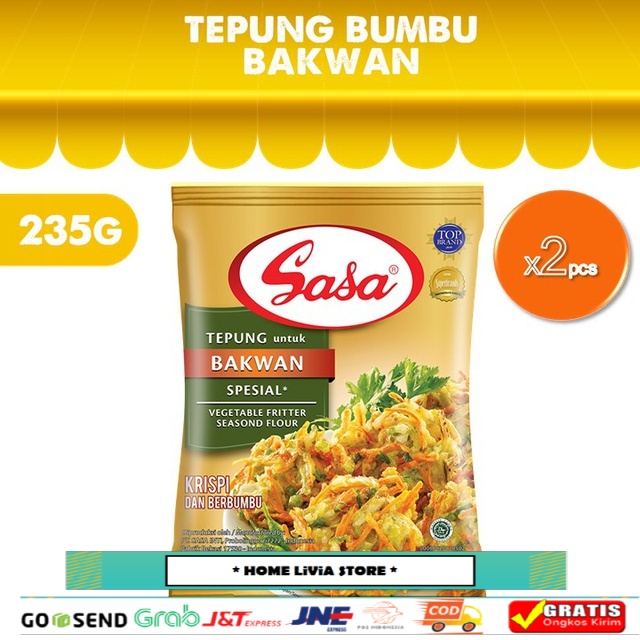 

Sasa Tepung Bumbu Bakwan 235 gr x 2 Pcs