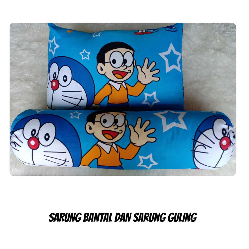 sarung bantal guling tidur anak motif kartun lucu untuk anak bahan katun tebal dan tidak luntur mura