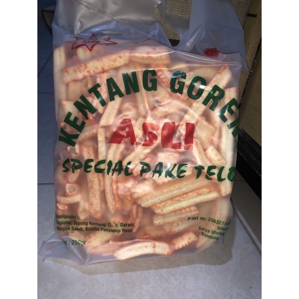 

kentang goreng asli snack