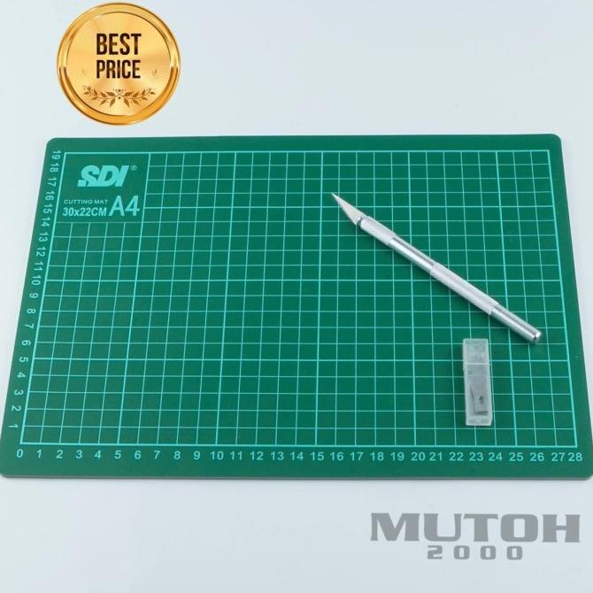 

NEW CUTTING MAT SDI A4 + CUTTER PEN IMPORT STOK TERBATAS