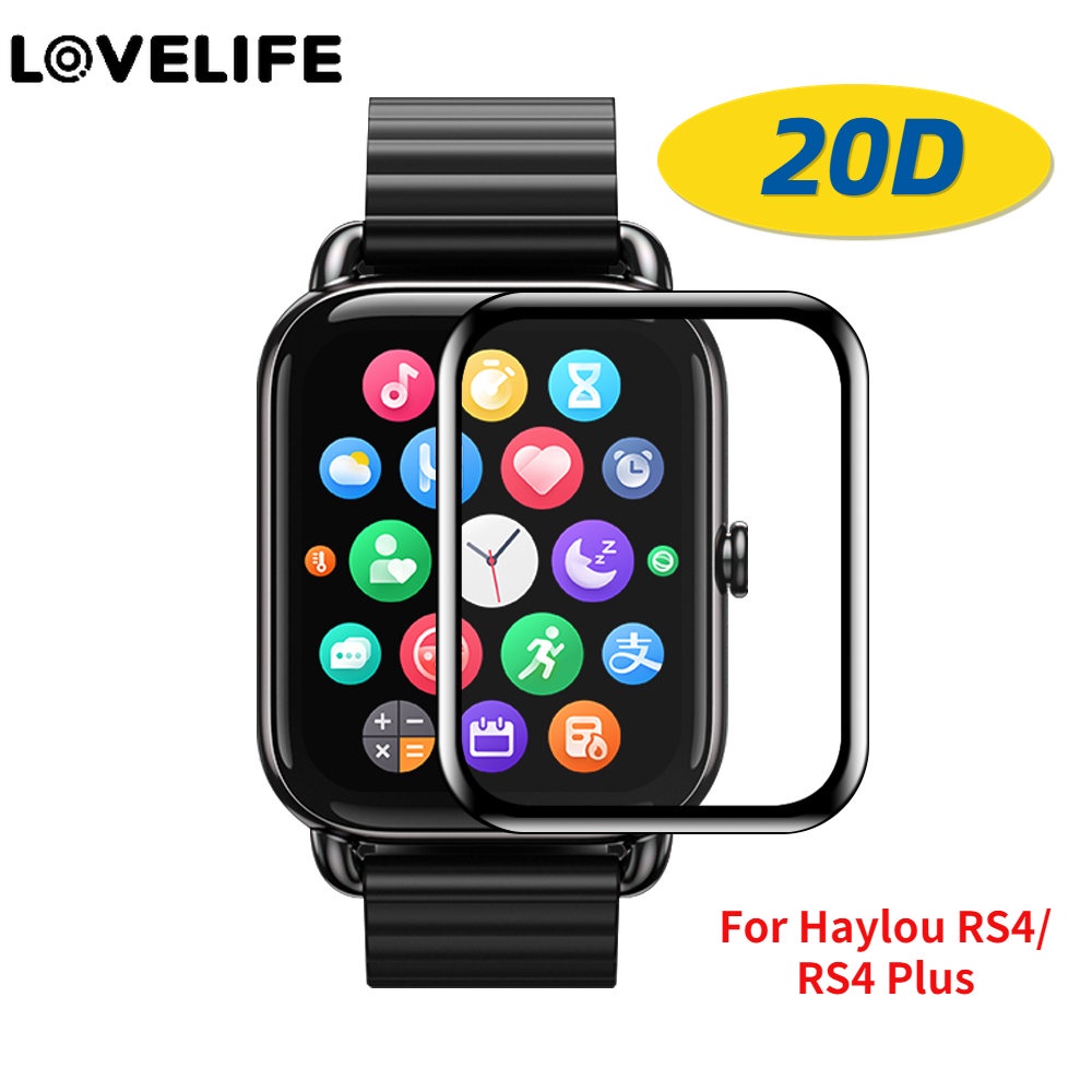 1 / 2pcs Film Pelindung Layar Smartwatch Haylou RS4 PLUS 20D Anti Sidik Jari