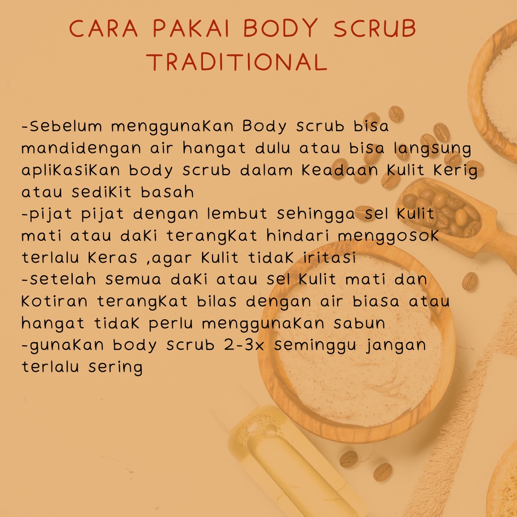 BPOM BODY SCRUB ALA SALON 100M-200ML/ LULUR BADAN BY ACL / BRIGHTENING BODY SCRUB PENCERAH TERMURAH