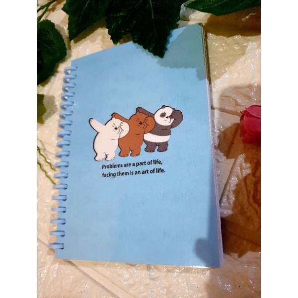 

notebook lucu buku diary panda