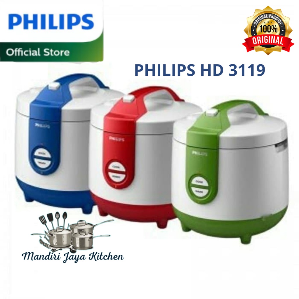 Magic com rice cooker PHILIPS HD 3119 / HD3119 2 ltr 3in1