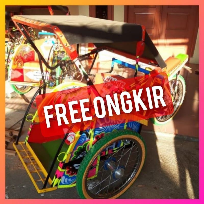 BECAK mini GOWES BECA anak tradisional