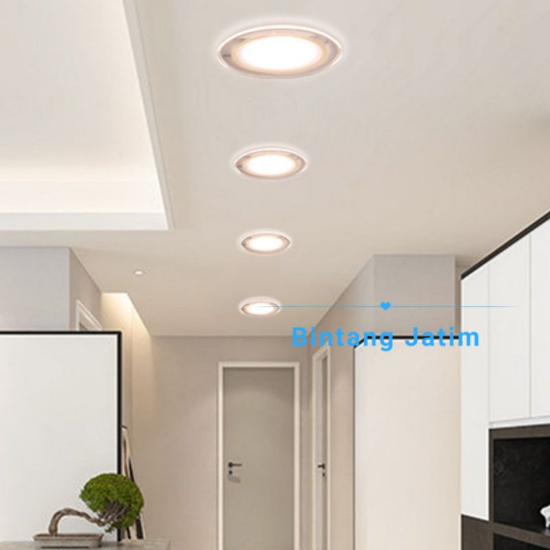 Lampu downlight  5watt 3 warna  / panel led 3 warna / lampu led 3 warna