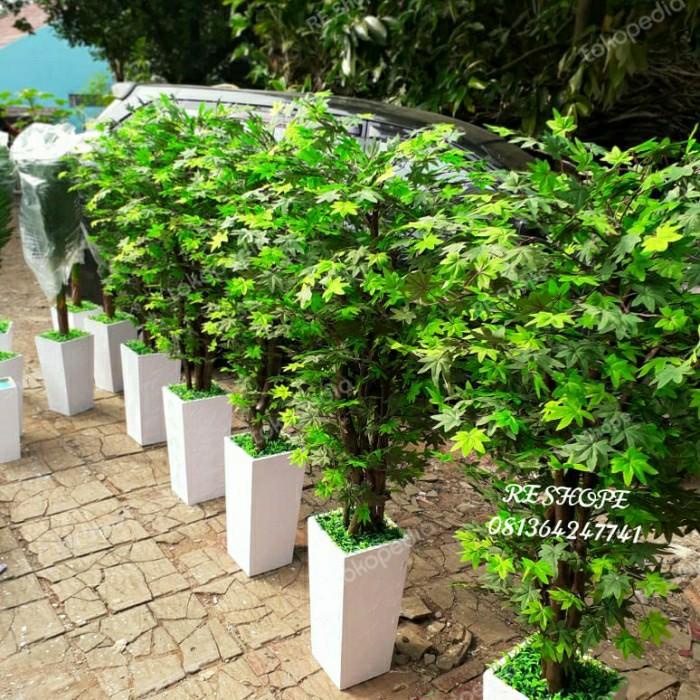 bunga plastik hias/bunga hias/pohon hias/pohon plastik/pohon maple