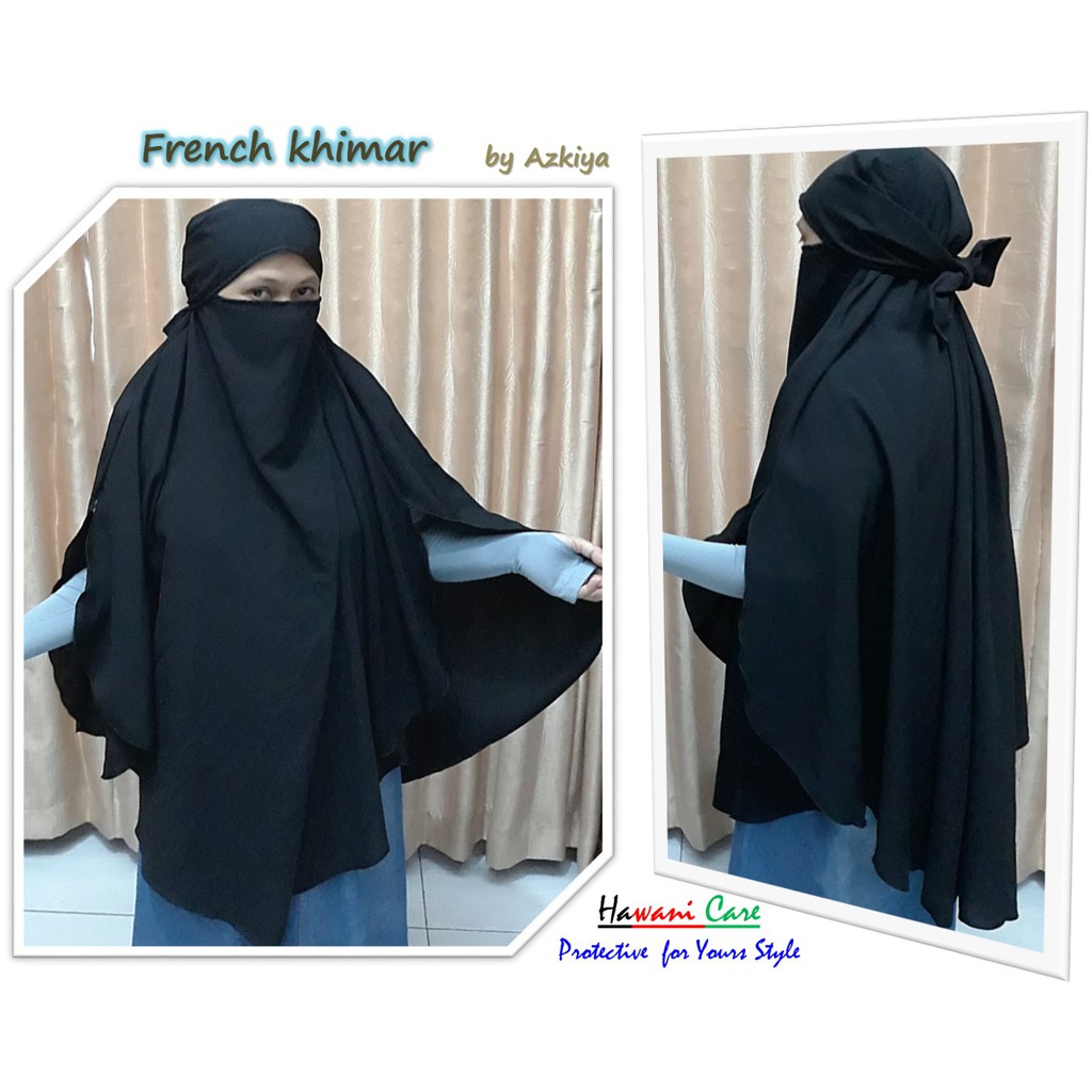 NIQOB CADAR &quot;FRENCH KHIMAR   ft. AZKIYA HIJAB SYARI&quot;