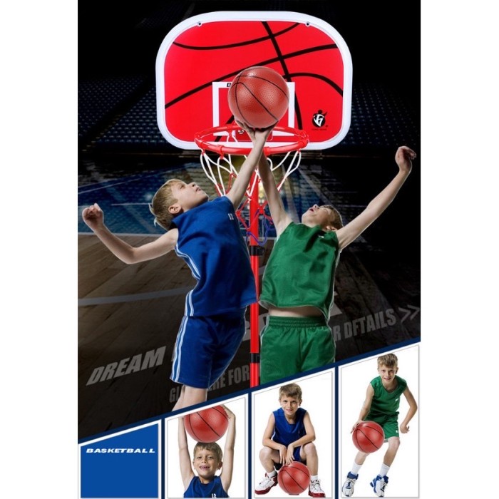 [BISA COD} [BISA COD} Mainan Anak Ring Basket 1.5 Meter + Bola Mainan Outdoor