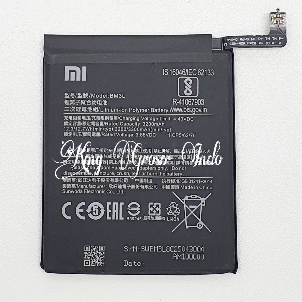 Baterai Xiaomi BM3L / BM 3L / Xiaomi 9 Original 100% Battery