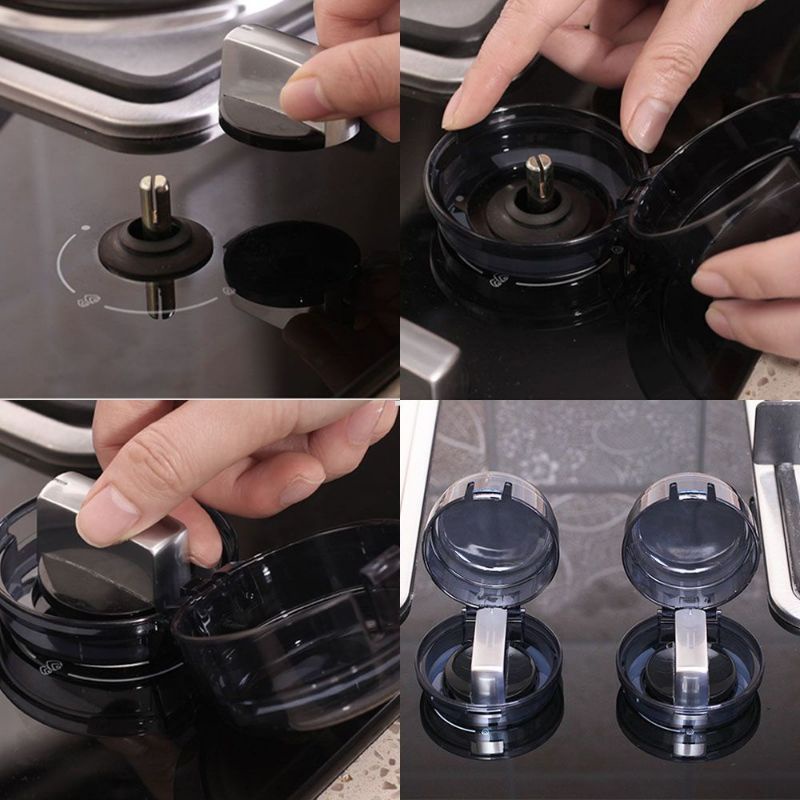 MJ88 ALAT PELINDUNG KNOB KOMPOR GAS TRANSPARANT SEMUA KOMPOR UNIVERSAL SUPER MURAH