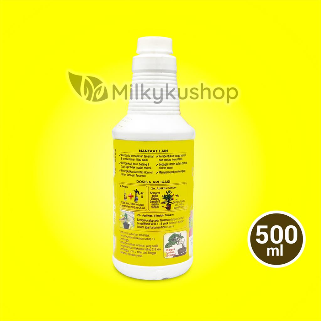 VITAMIN B1 + B6 GREEN WORLD 500 ML ANTI STRESS TANAMAN