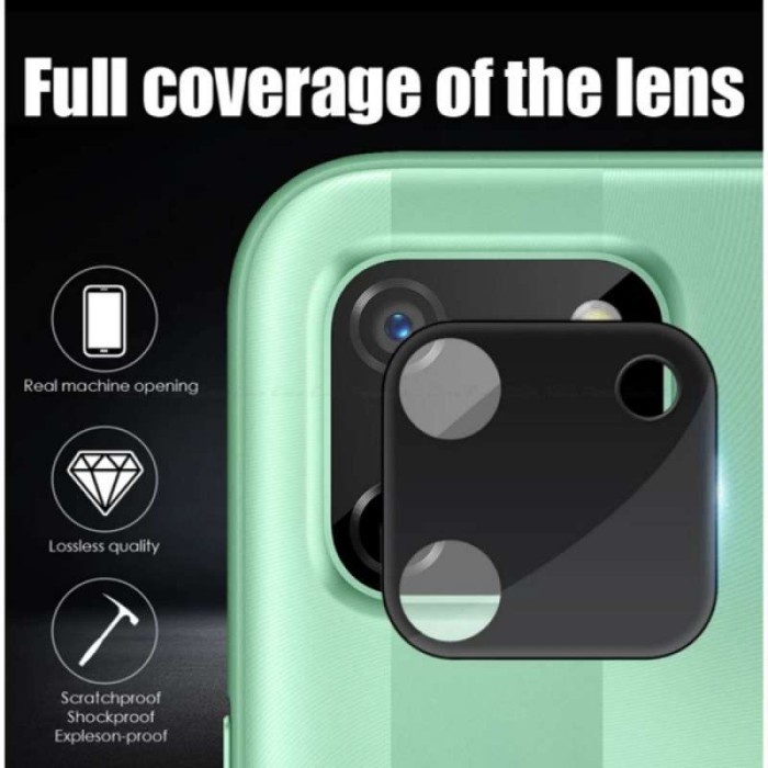 REALME 9i C21Y C25Y TEMPERED KAMERA KACA FULL FRAME HITAM CAMERA FRAME HITAM LENS GUARD AMERA PELINDUNG KAMERA BELAKANG REALME C21Y REALME C25Y