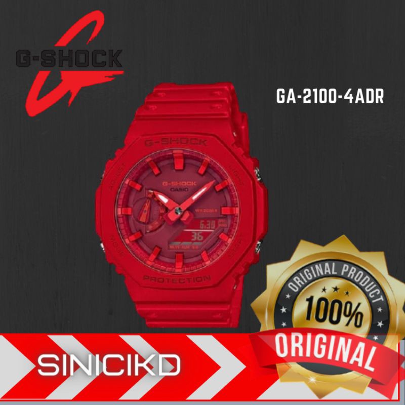 Jam Tangan CASIO G-SHOCK CARBON CORE TYPE GA-2100-4ADR ORIGINAL / Casio Gshock GA 2100 4A