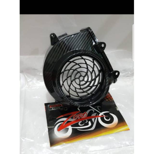 Cover tutup kipas carbon beat vario 110 fi led scoopy fi injexsi zoro pnp