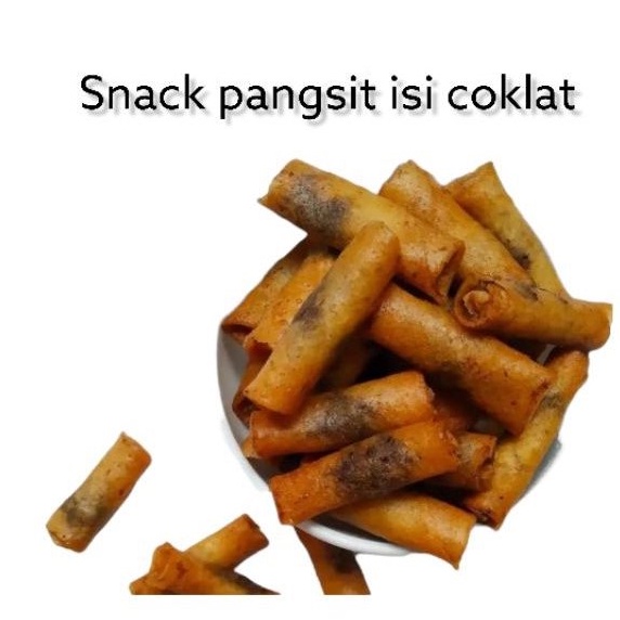 

Snack pangsit isi coklat