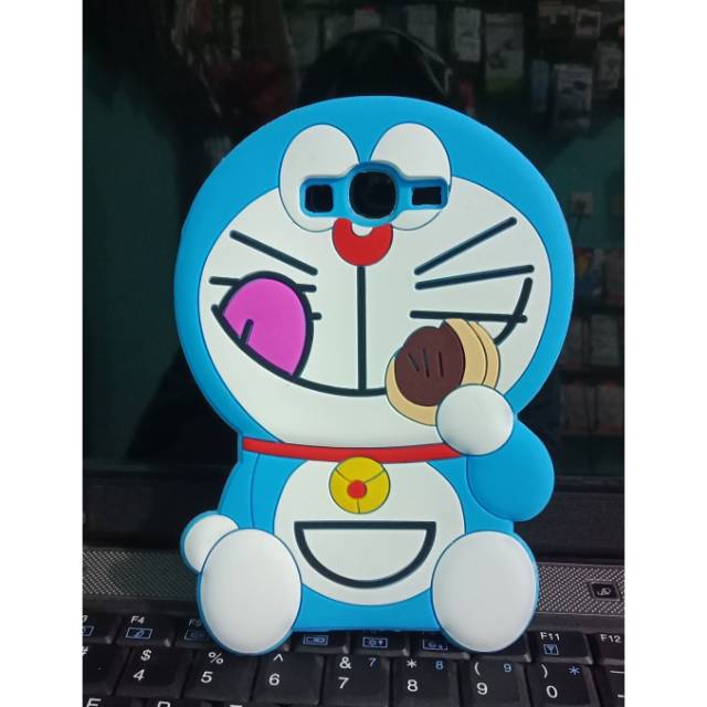 Oppo A3S A5 Softcase Case Boneka 3D 4D Motif Doraemon