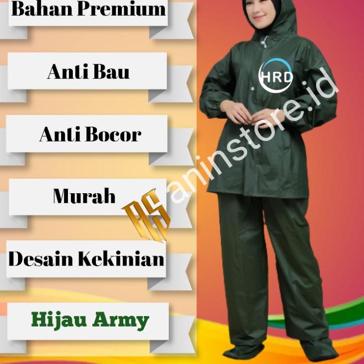 Sudah READY.. Jas Hujan  Setelan Lengkap  Berkualitas Original HRD