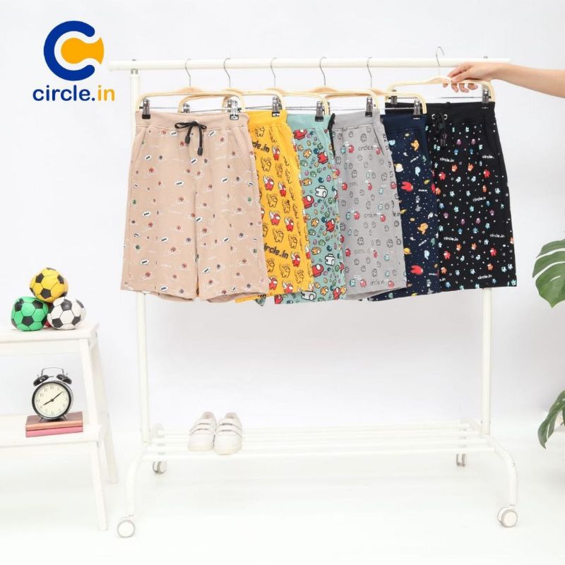 Shortpant Among Us Circle | Kolor Remaja | Celana Pendek Laki Laki