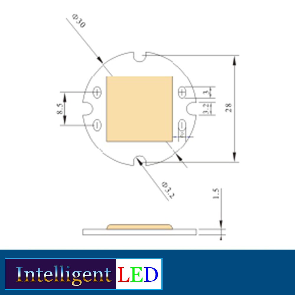 High Power LED COB 3 Watt 6.000K For DIY