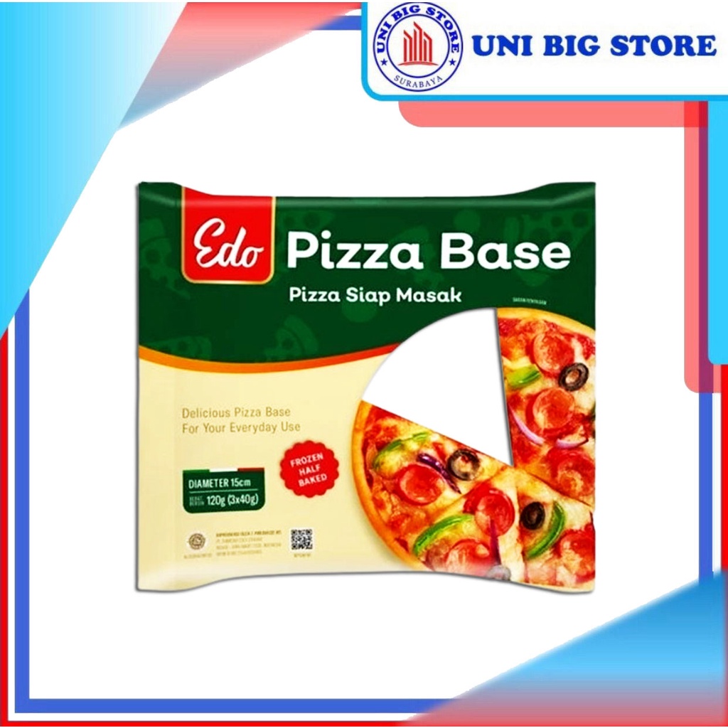 

EDO Pizza Base 120 gr Roti Pizza Siap Masak Dough Frozen